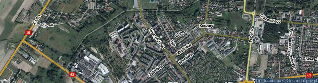 Zdjęcie satelitarne Wyszyńskiego Stefana, ks. kard. ul.